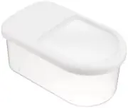 PEARL METAL Rice Bottle 5kg Rice Box with Measuring Cup Blanc Kitchen