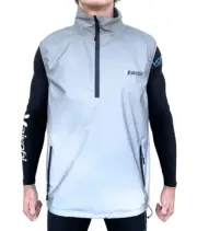 Vaikobi VDry Performance 1/2 Zip Vest - Unisex Paddling Vest - Reflective Silver