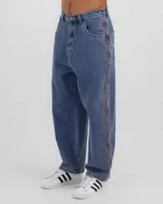 [Rusty] Rusty Men's Flip Daddy 2.0 Jeans in Middy Blue Size 32 32 Middy Blue