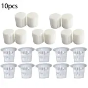 10pcs Hydroponics Plant Grow Net Cup Mesh Pot Basket Flower Plant Growing Cup
