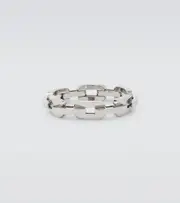 [Shay Jewelry] Shay Jewelry Mini Deco Link 18kt white gold ring J silver
