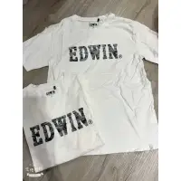 在飛比找蝦皮購物優惠-Edwin 愛德恩 男生 植絨Logo短袖T恤