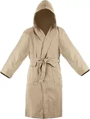 Kasanova 1 x Bath Robe TG S/M Spa Mole, Cotton, Grey