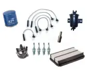 Spark Plugs Wires Cap & Rotor Air Gas Oil Filters for Toyota PICKUP 2.4L 93-95 (for: Toyota)