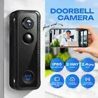 Smart Doorbell Camera Wireless Video WiFi Security Door Bell 2K HD Motion Sensor