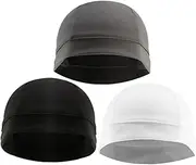 [TINEASUR] Inner Cap Thermal Cycling Cap Women Seat Hat Liners for Sweat Arm Warmers Sweat Wicking Cycling Bike Helmet Men Football Helmet Sweat Liner Hat Sweat Liner Quick Dry Liner