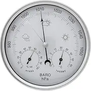 Outdoor Thermometer,Barometer,Indoor Thermometer,High Precision Mechanical Movement Barometer, 3 in 1 Thermometer, Hygrometer, Barometer for Indoor, Outdoor and Other Environments