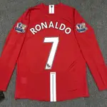 復古 LONG2007-2008YEARMLCLASSIC 7 #RONALDO 足球衫自定義名稱