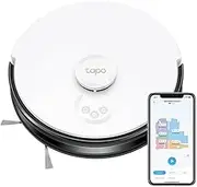 TP-Link Tapo LiDAR Navigation Robot Vacuum Cleaner and Mop, 4200Pa Hyper Suction, 3200 mAh, LiDAR & Gyro Dual Navi System, Auto-Charging, Smart Home,Voice & Remote Control (Tapo RV30C Mop)