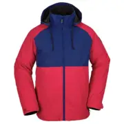 Volcom 2836 Insulated Red Mens 10K 2023 Snowboard Jacket