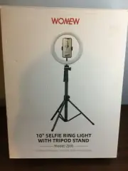 Wonew 10” Selfie Ring Light Tripod Stand ZJ08 for Streaming Make-up Photo Video