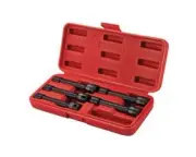 Sunex 5pc Long 12pt Head Bolt Impact Socket Set 10,12,13,14MM and 1/2" #2625