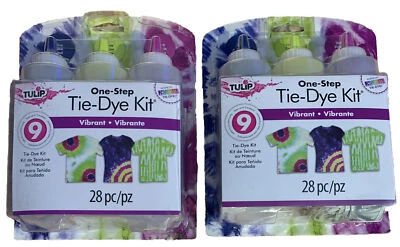 Tulip One-Step Tie-Dye Kit-Vibrant (Lot Of 2) New
