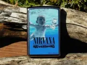 Nirvana Zippo Lighter - Nevermind - Kurt Cobain - Dave Grohl - Rare - Grunge