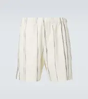 [Commas] Commas Striped shorts UK 38 white