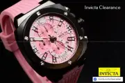 Invicta Invicta Racing 47mm Chronograph PINK DIAL Pink Siliocne SS Watch