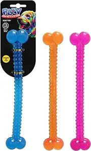UBL Fetch Play Bone Toy, Assorted Colors (3 Pieces)