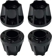 4Pcs RC Metal 12mm Hex Wheel Hubs Adapters for 1.9/2.2inch Beadlock Wheel Rim Axial Scx10 Trx4 Wraith Gen7 Gen8 D90 CC01 1/10 RC Crawler (18mm)