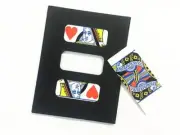 Jumbo Zig Zag Card (size 29 x 22.5cm) Magic Tricks Poker Restore Magia Illusions