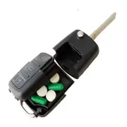 Fake Car Key Storage Box Hide Secret Compartment Coin Jewelry Case Pill Case