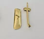 1961-1964 Impala 24k Gold Plated Hardtop Rear View Mirror And Bracket