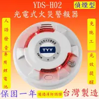 在飛比找松果購物優惠-【豐爍】YDS-H02 光電式偵煙型火災警報器 (7.4折)