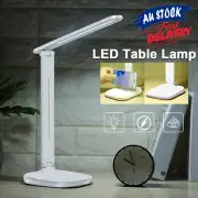 Bedside Smart LED Desk Lamp Foldable Table Light Touch Reading Study