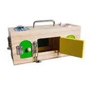 Mamagenius 32cm Original Lock Activity Box Solving Wooden Toy Kids/Children 3y+