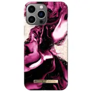 Ideal Of Sweden Fashion Case (Suits iPhone 13 Pro Max) - Golden Ruby Marble