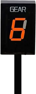for, for YZFR1 YZF R1 2001 2002 2003 2004 2005 2006 2007 2008 YZF-R1 1-6 Gear Display Indicator Meter Motorcycle Accessories Motorcycle Gear Indicator(Orange)