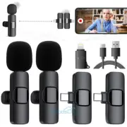 Wireless Lavalier Microphone Professional Video Recording For Android iPhone