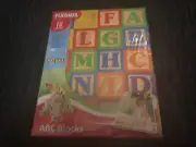 ABC BLOCKS-WOODEN CUBE, 40 PCS BY PLAYSKOOL-HASBRO-EDUCATIONAL LEARNING, NEW