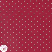 Moda MY SUMMER HOUSE 3046 16 Red Rose Polka Dots BUNNY HILL Quilt Fabric