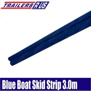 Boat Trailer BLUE Skid Strips Teflon Grooved Slides Centre 50mm x 3M Long
