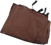 3-Seater Swing Chair Cushion Cover - Brown Polyester Taffeta, Suitable for Outdoor Gardens and Courtyards (Brown)