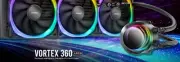Antec VORTEX 360mm ARGB AIO Liquid CPU Cooler ARGB Controller EPDM High-Density