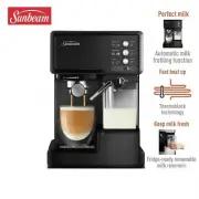 Sunbeam One Touch Coffee Machine with Milk Frother Espresso Cappuccino EM5000K