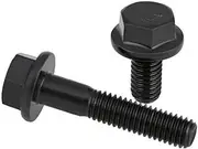 2Pcs M8 x 40mm - Full-Thread Hex Flange Screws Flanged Hex Head Bolts Grade 10.9 High Tensile Steel (NO.381)(M8 x 20mm - Full-Thread,6Pcs)