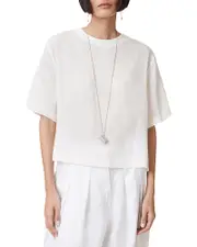 Allsaints Lottie Linen and Silk Top