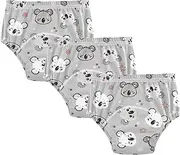 Little Girls Potty Training Must Haves Pants Soft Cotton Nighttime Potty Training Pants Short Underwear for Toddler Girls 2T Cute Koala Bears Stars Pattern