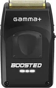 GAMMA+ Boosted Cordless Double Foil Shaver, USB-C Rechargeable with Integrated Micro Trimmer (Foil Shaver)