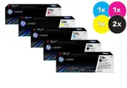 HP 128A Toner Cartridges Value Pack - Includes: [2 x Black, 1 x Cyan, Magenta, Yellow]