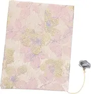 DOITOOL Fabric Book Cover Protector for Notebooks Soft Double Sided Print Book Jacket for Hardcover and Textbooks Elegant Design for Book Lovers