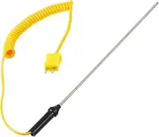 GLEAVI Thermocouple Temperature Sensor Metal K Thermocouple Probe for Kilns Gas Turbines Engines