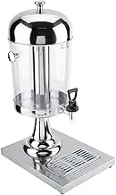 Beverage Dispenser, Stainless Steel Drink Dispenser with Ice Core Container & Spigot, Leakproof Lemonade Tea Water Drink Jar Jug, Keeps Beverage Hot or Cold for Bar Parties and Daily Use(1#)