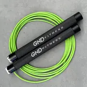 GND RF Alloy Speed Rope // Double Ball Bearing // Lime Green