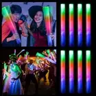 500PCS LED Foam Glow Sticks Bulk Light Up Flashing Stick Party Cheer Wand Rally