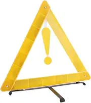 Foldable Roadside Safety Kit Reflective Triangle Sign for Car Inspection Parking Windproof