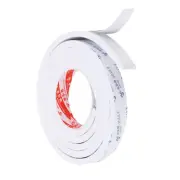 7 Feet Sealing Foam Tape 2.5cm Wide 10mm Thick Adhesive Weather Strip White