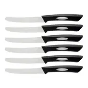 100% Genuine! SCANPAN Classic 6 Piece Steak Knife Set 11.5 cm! RRP $119.00!